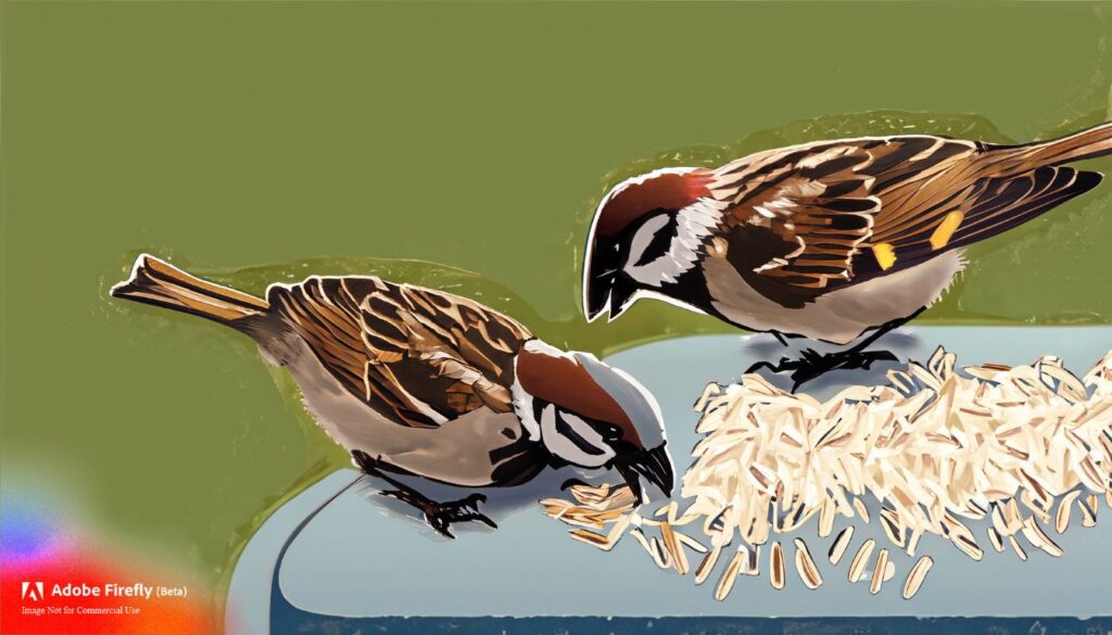 Can and Do Sparrows Eat Rice? Cooked Or Uncooked