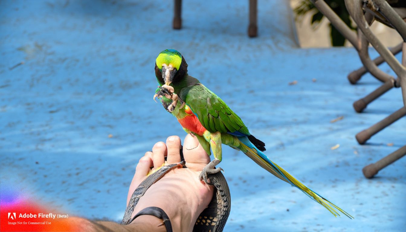 Why Do Parrots Stand on One Leg (Lift One Foot)? Birds News