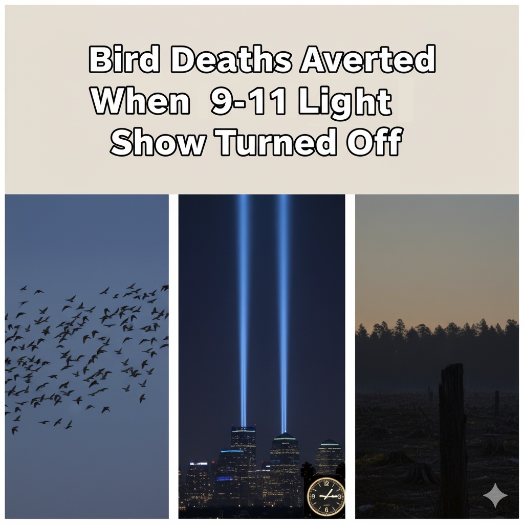 Bird Deaths Averted When 9-11 Light Show Turned Off