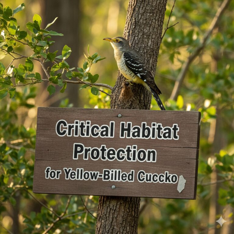 Habitat Protection for Yellow-Billed Cucko