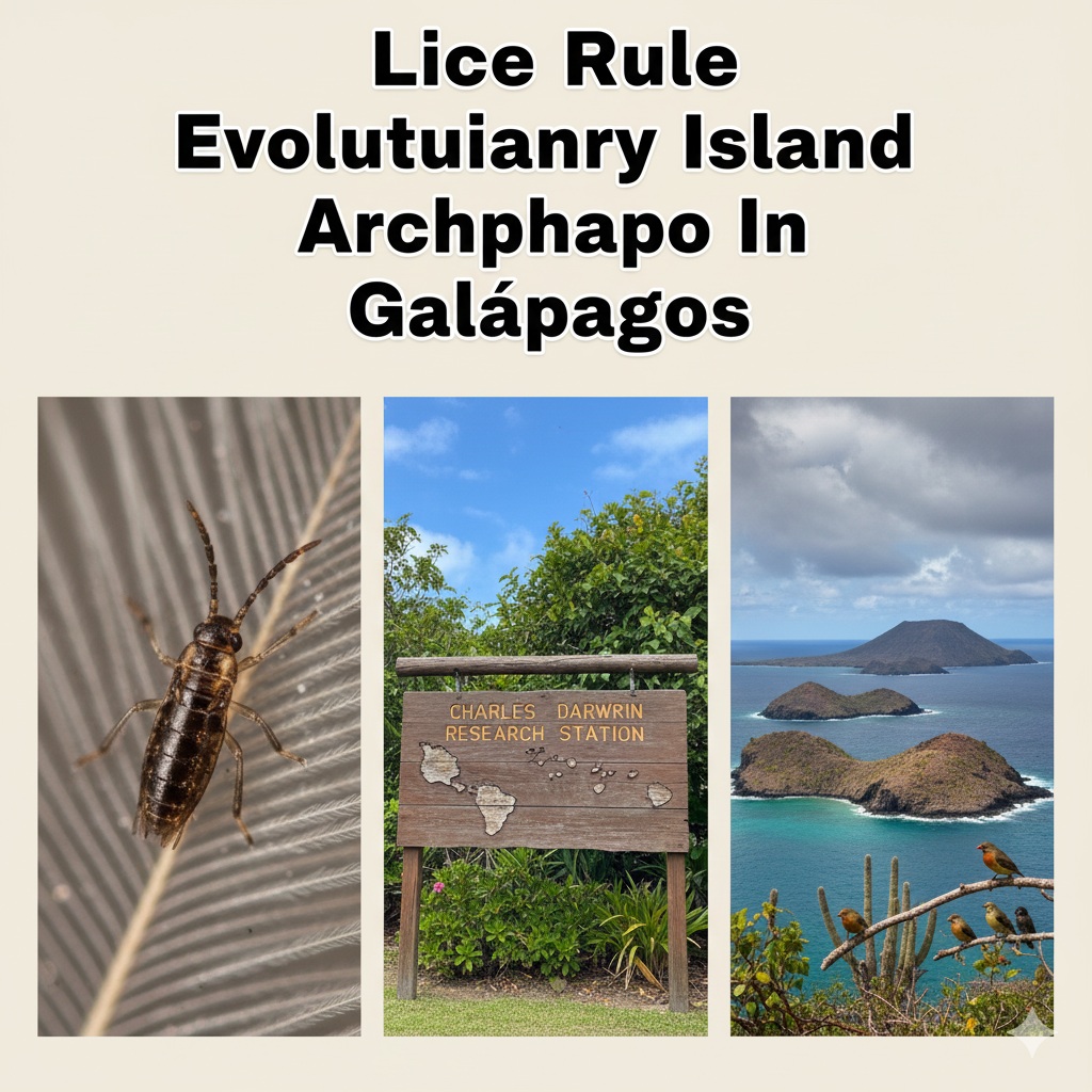 Lice Rule Evolutionary Island Archipelago In Galápagos