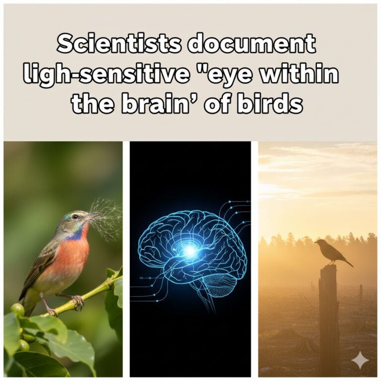 Scientists Document Light-sensitive Eye Within The Brain Of Birds