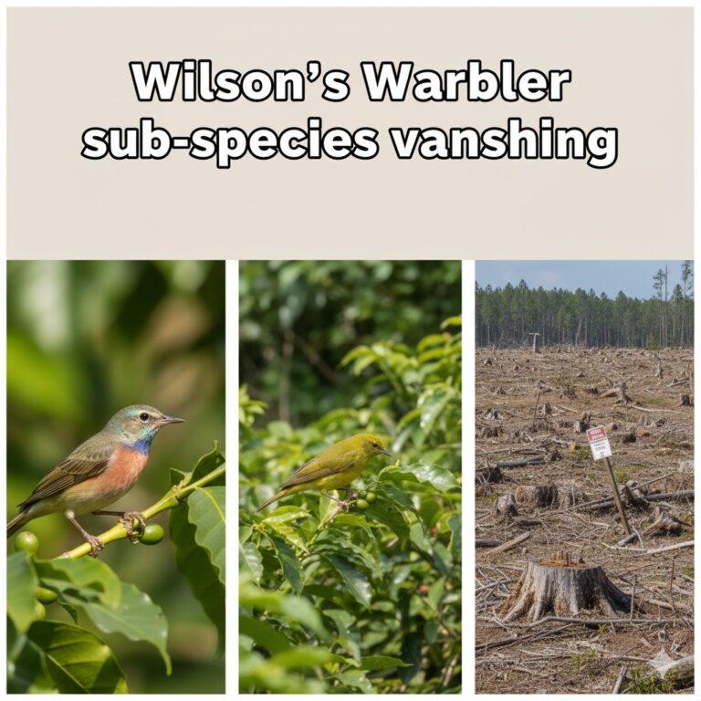Ornithologists Discover Why Wilson’s Warbler Sub-species Vanishing