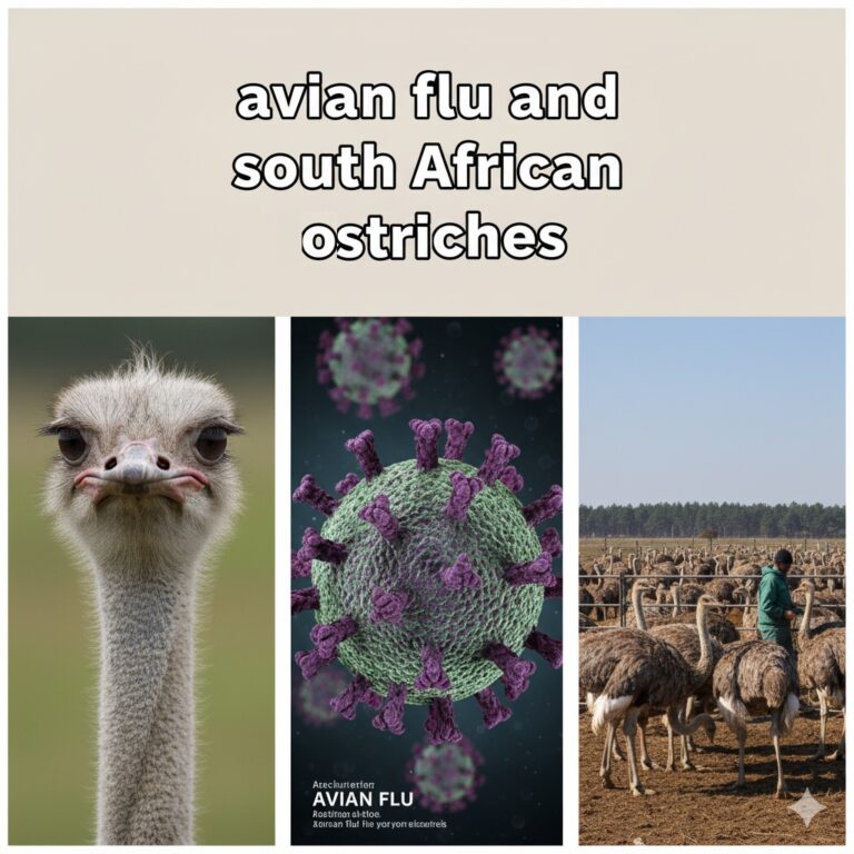 Avian Flu Effects On South African Ostriches